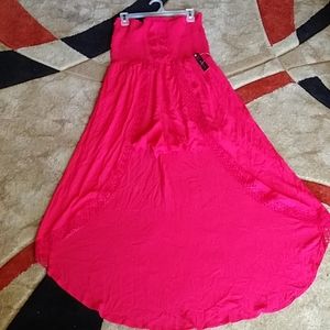 NO BOUNDARIES smocked walk though dress